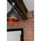 Hammered Copper Brindley Pendant in Slate | From The Anvil-Brindley-Yester Home