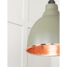 Hammered Copper Brindley Pendant in Tump | From The Anvil-Brindley-Yester Home