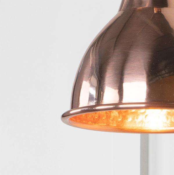 Hammered Copper Brindley Wall Light | From The Anvil-Wall Lights-Yester Home