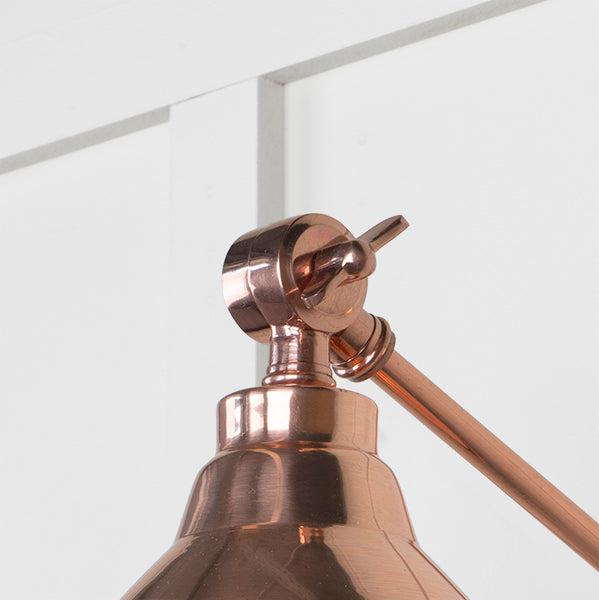 Hammered Copper Brindley Wall Light | From The Anvil-Wall Lights-Yester Home