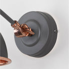 Hammered Copper Brindley Wall Light in Bluff | From The Anvil - Wall Lights - From The Anvil - Yester Home