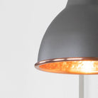 Hammered Copper Brindley Wall Light in Bluff | From The Anvil-Wall Lights-Yester Home