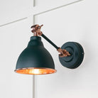Hammered Copper Brindley Wall Light in Dingle | From The Anvil-Wall Lights-Yester Home