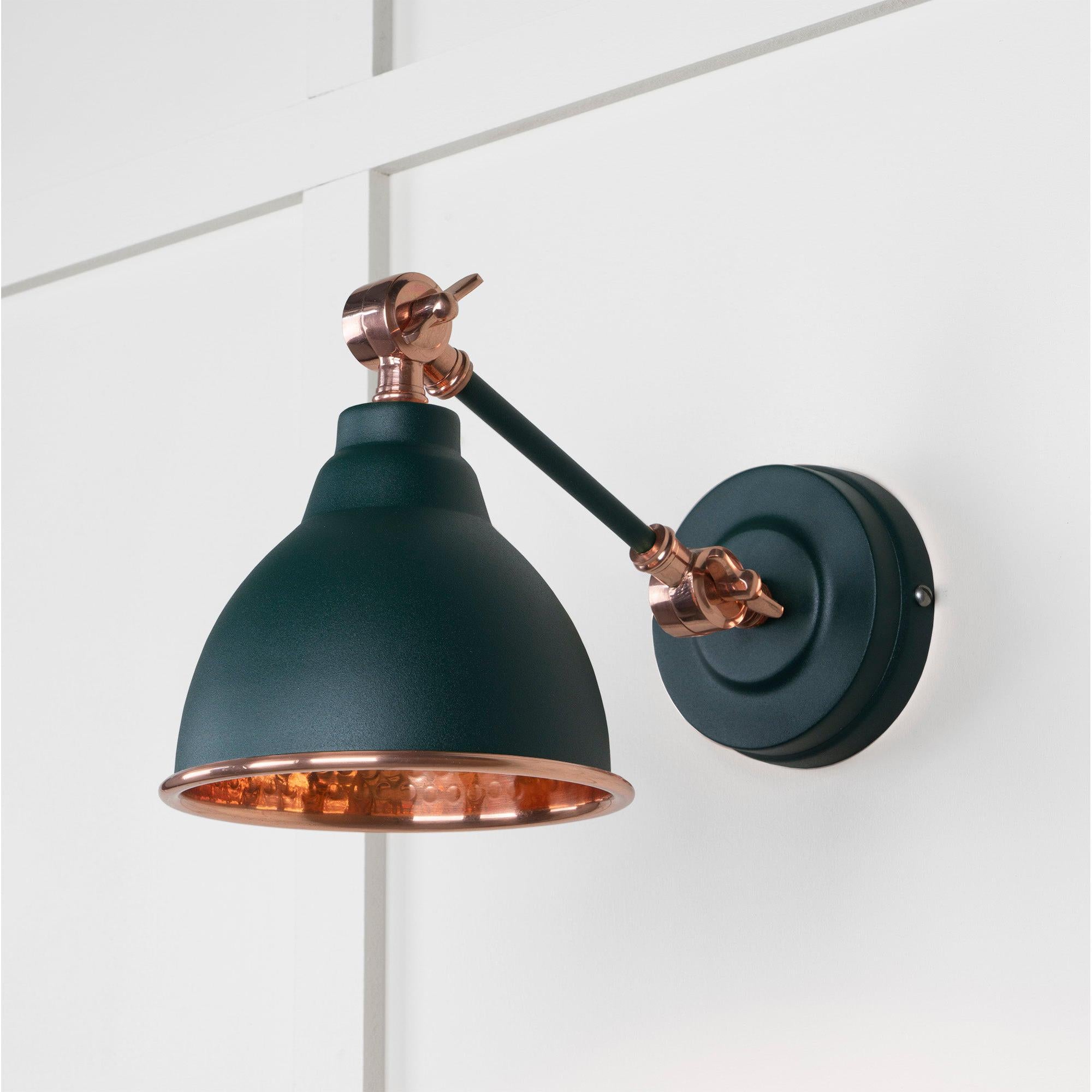 Hammered Copper Brindley Wall Light in Dingle | From The Anvil - Wall Lights - From The Anvil - Yester Home