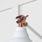 Hammered Copper Brindley Wall Light in Flock | From The Anvil-Wall Lights-Yester Home