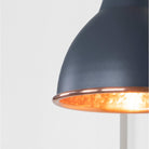 Hammered Copper Brindley Wall Light in Slate | From The Anvil - Wall Lights - From The Anvil - Yester Home