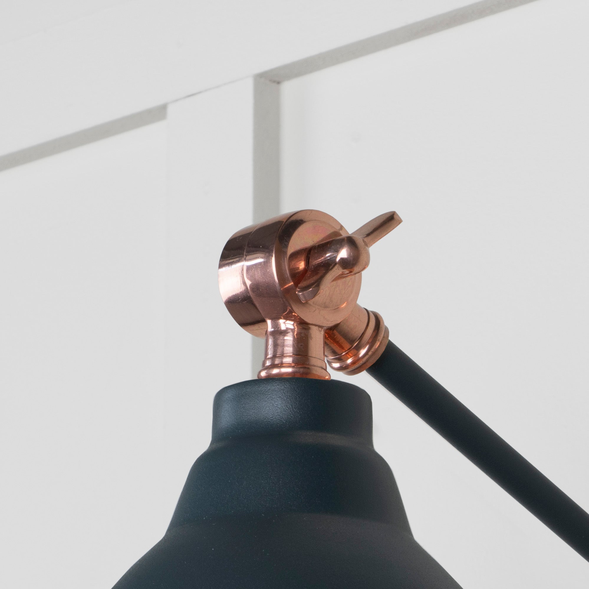 Hammered Copper Brindley Wall Light in Soot | From The Anvil - Wall Lights - From The Anvil - Yester Home