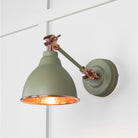 Hammered Copper Brindley Wall Light in Tump | From The Anvil - Wall Lights - From The Anvil - Yester Home