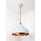 Hammered Copper Harborne Pendant in Birch | From The Anvil - Harborne - From The Anvil - Yester Home