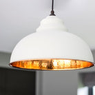 Hammered Copper Harborne Pendant in Birch | From The Anvil-Harborne-Yester Home