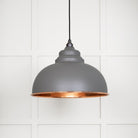 Hammered Copper Harborne Pendant in Bluff | From The Anvil - Harborne - From The Anvil - Yester Home