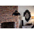 Hammered Copper Harborne Pendant in Elan Black | From The Anvil-Harborne-Yester Home