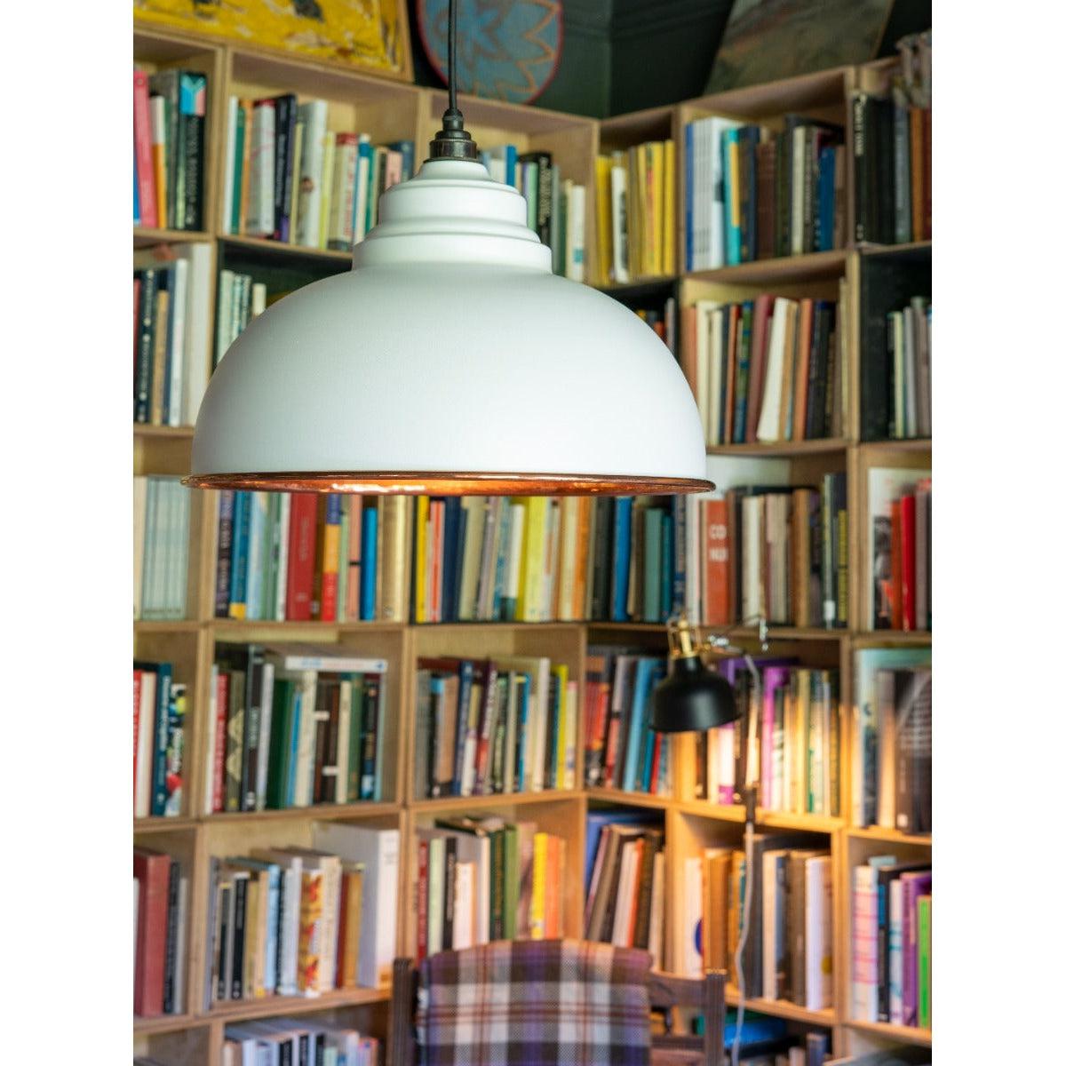 Hammered Copper Harborne Pendant in Flock | From The Anvil-Harborne-Yester Home