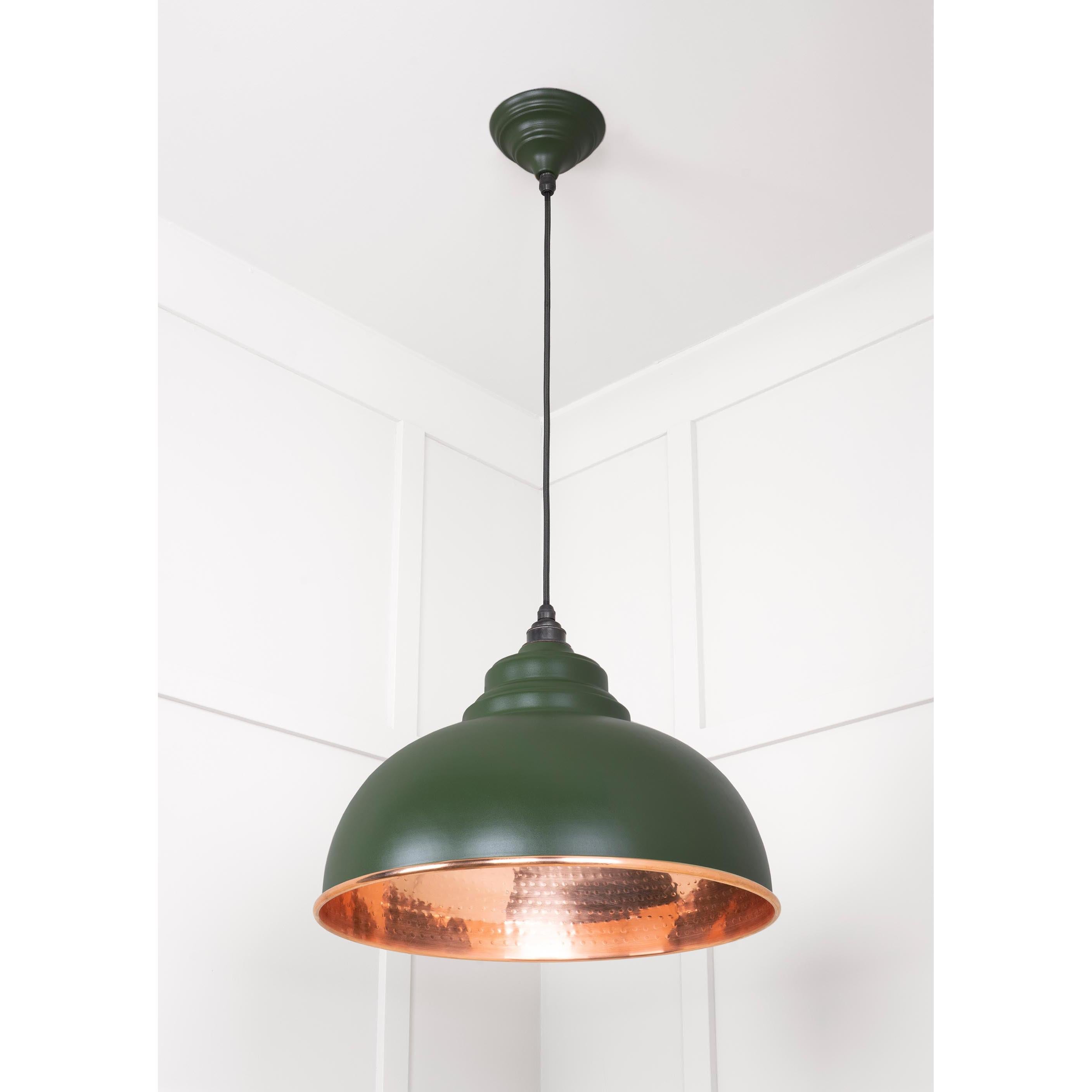 Hammered Copper Harborne Pendant in Heath | From The Anvil - Harborne - From The Anvil - Yester Home