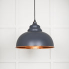 Hammered Copper Harborne Pendant in Slate | From The Anvil - Harborne - From The Anvil - Yester Home