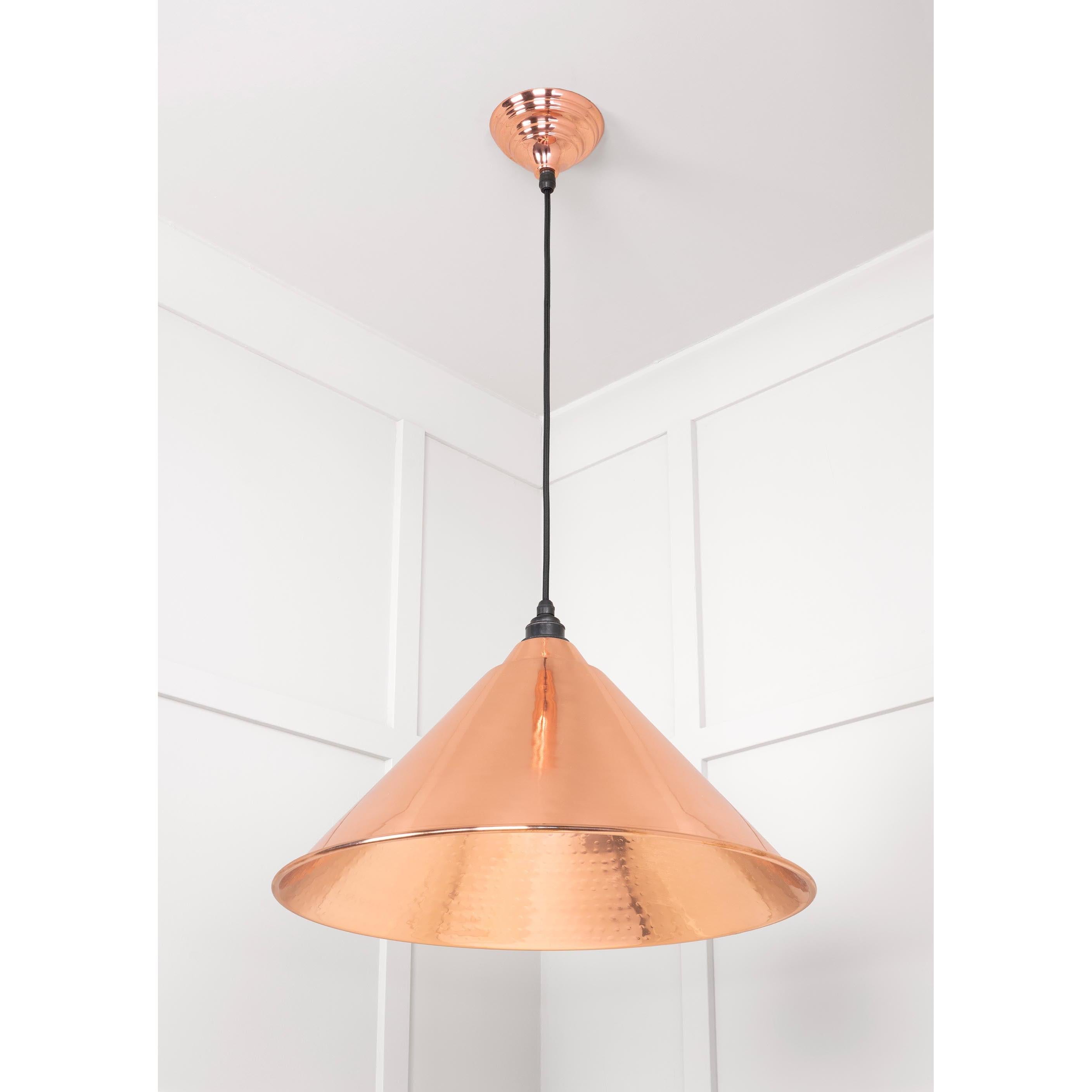 Hammered Copper Hockley Pendant | From The Anvil - Hockley - From The Anvil - Yester Home