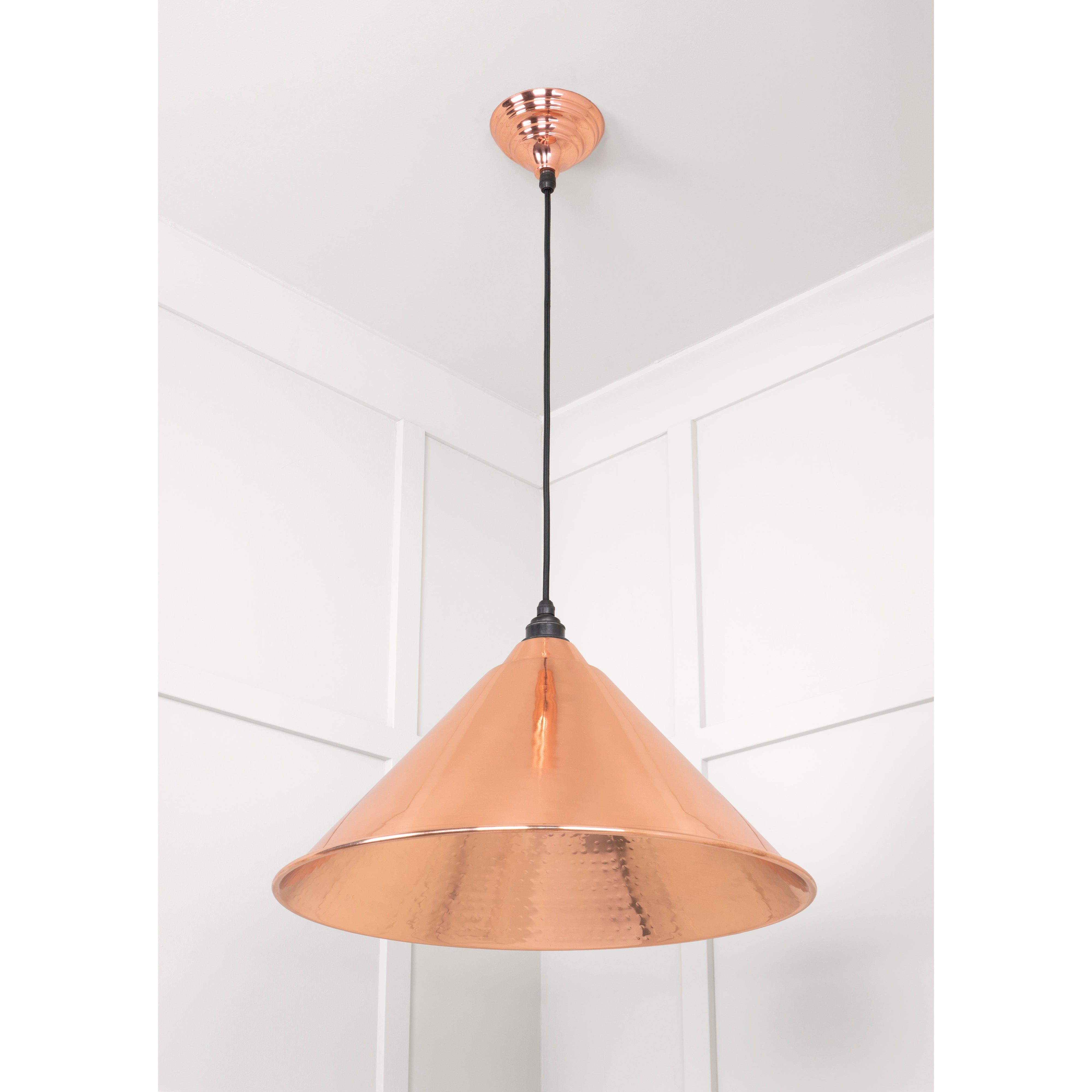 Hammered Copper Hockley Pendant | From The Anvil-Hockley-Yester Home