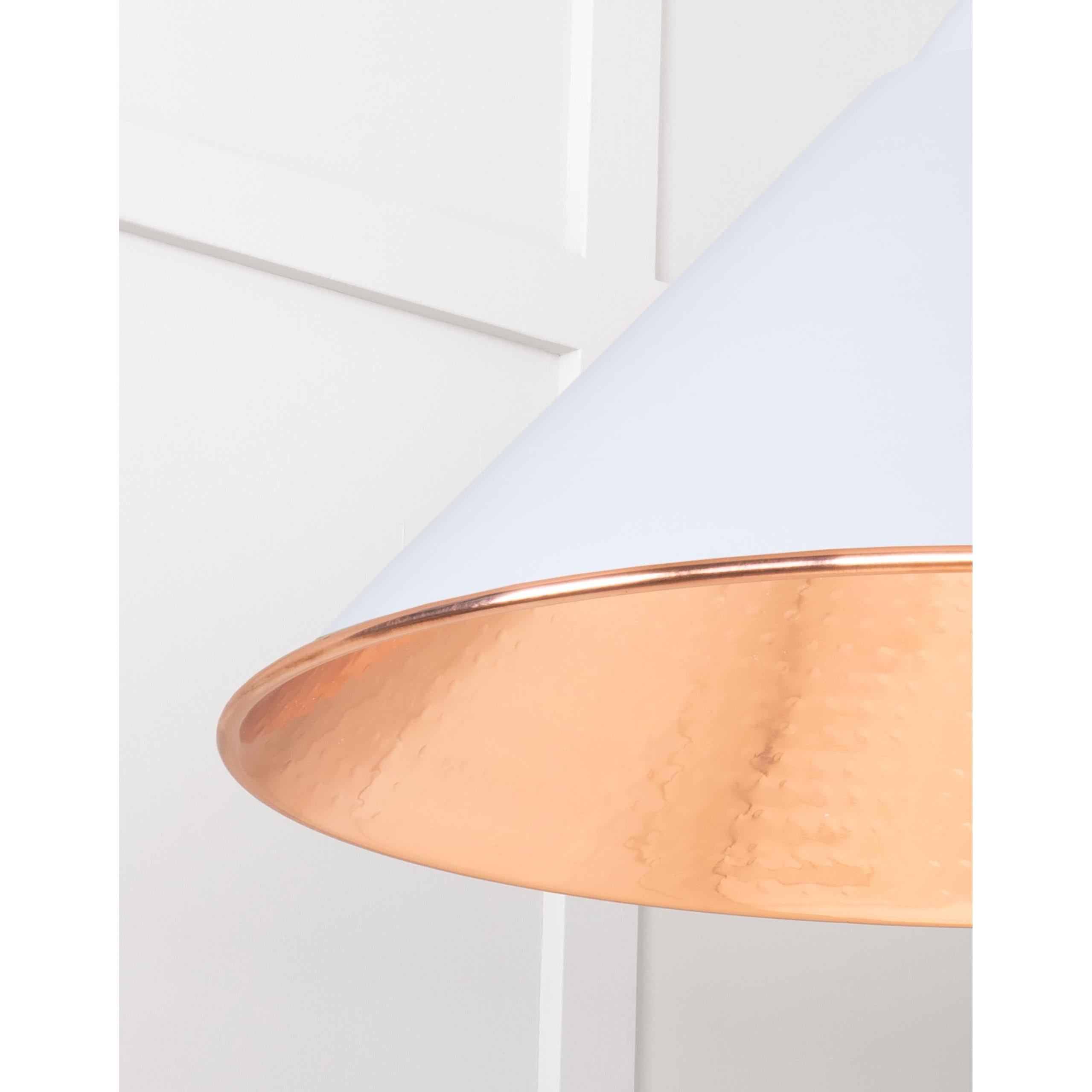 Hammered Copper Hockley Pendant in Birch | From The Anvil - Hockley - From The Anvil - Yester Home