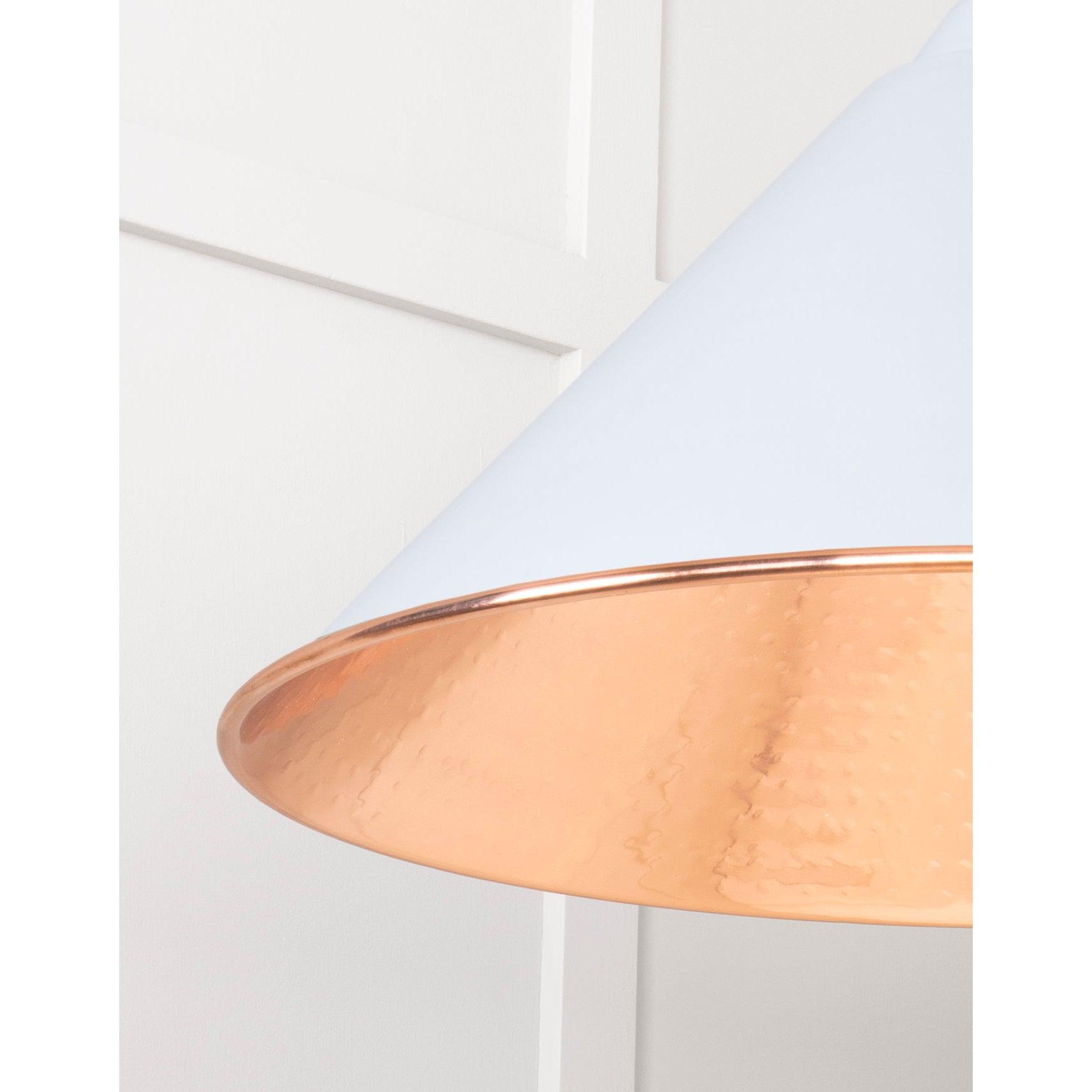 Hammered Copper Hockley Pendant in Birch | From The Anvil-Hockley-Yester Home