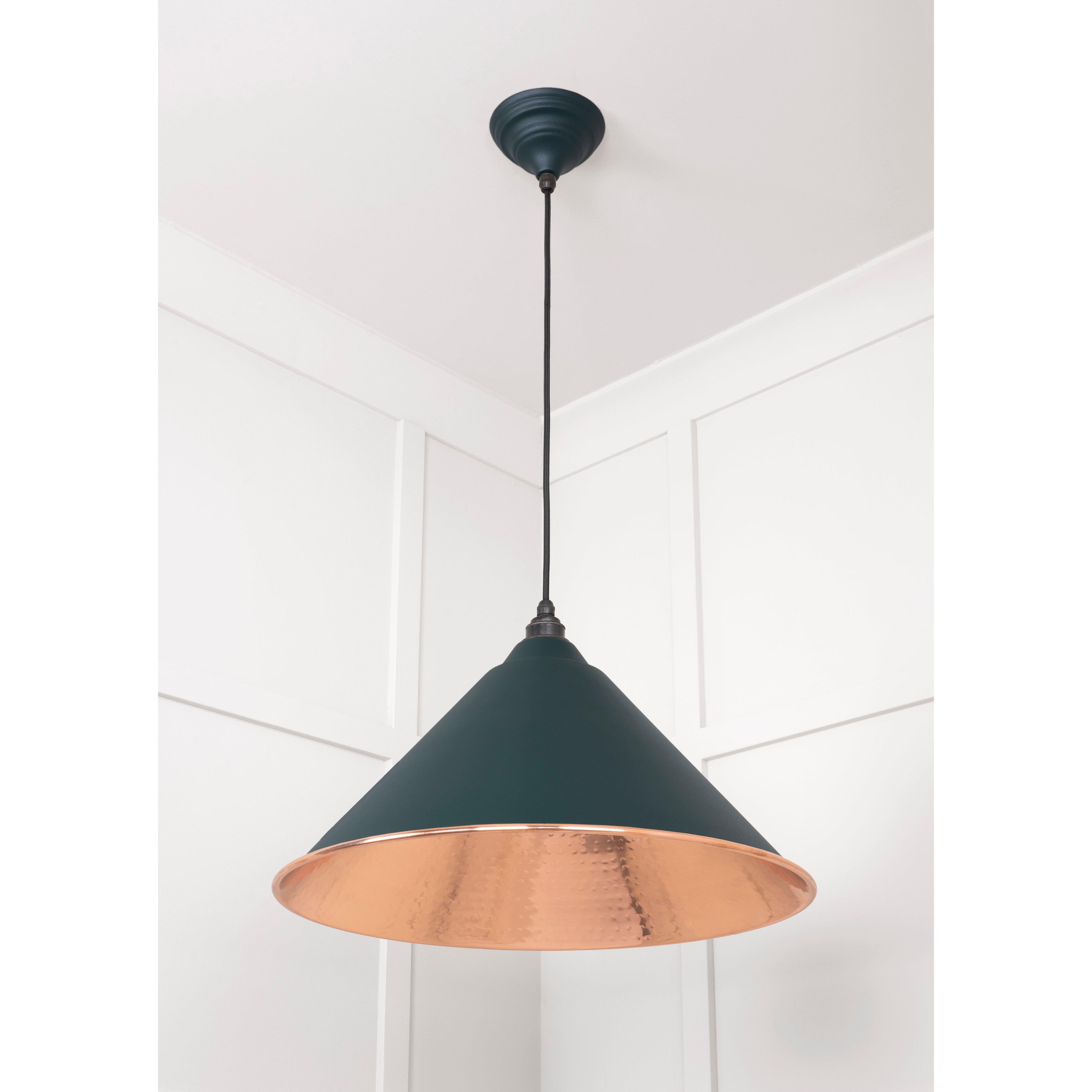 Hammered Copper Hockley Pendant in Dingle | From The Anvil-Hockley-Yester Home
