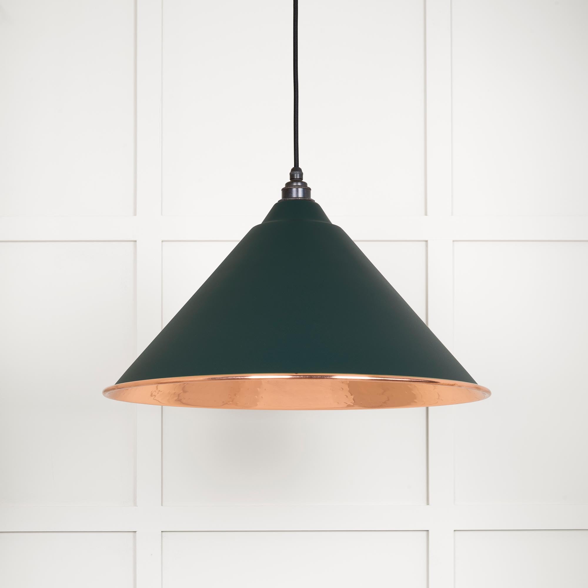 Hammered Copper Hockley Pendant in Dingle  | From The Anvil - Hockley - From The Anvil - Yester Home