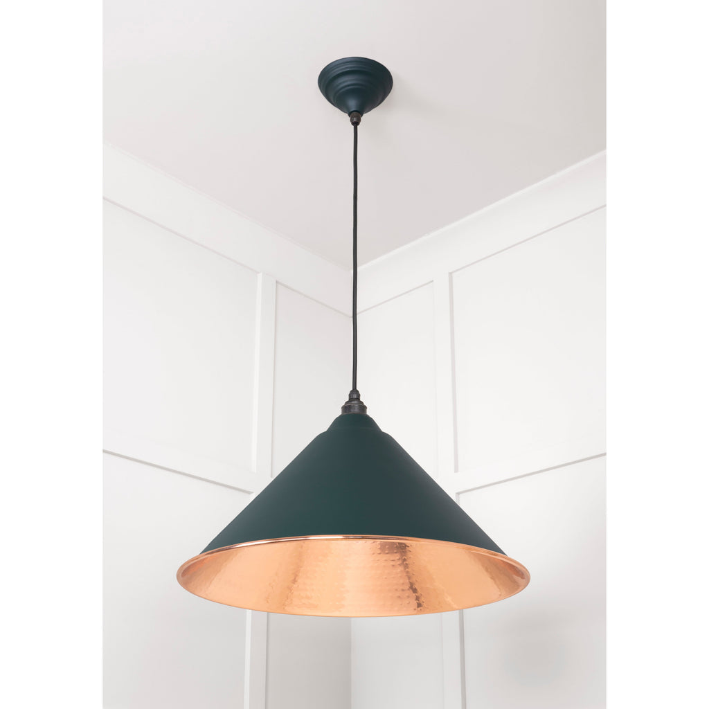 Hammered Copper Hockley Pendant in Dingle | From The Anvil