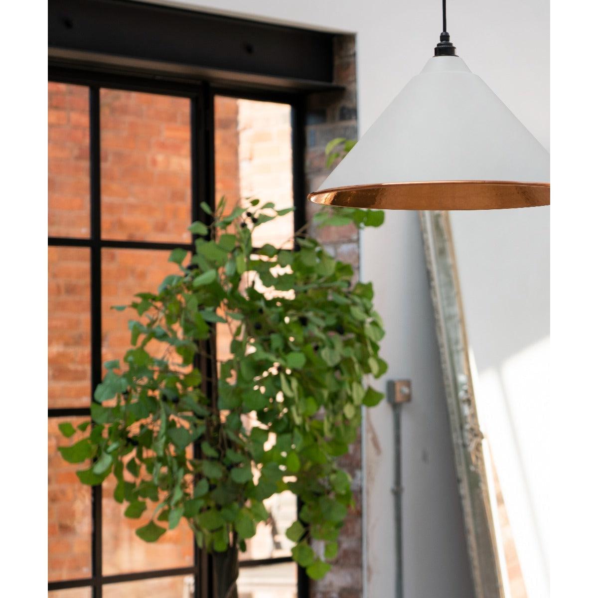 Hammered Copper Hockley Pendant in Flock | From The Anvil-Hockley-Yester Home