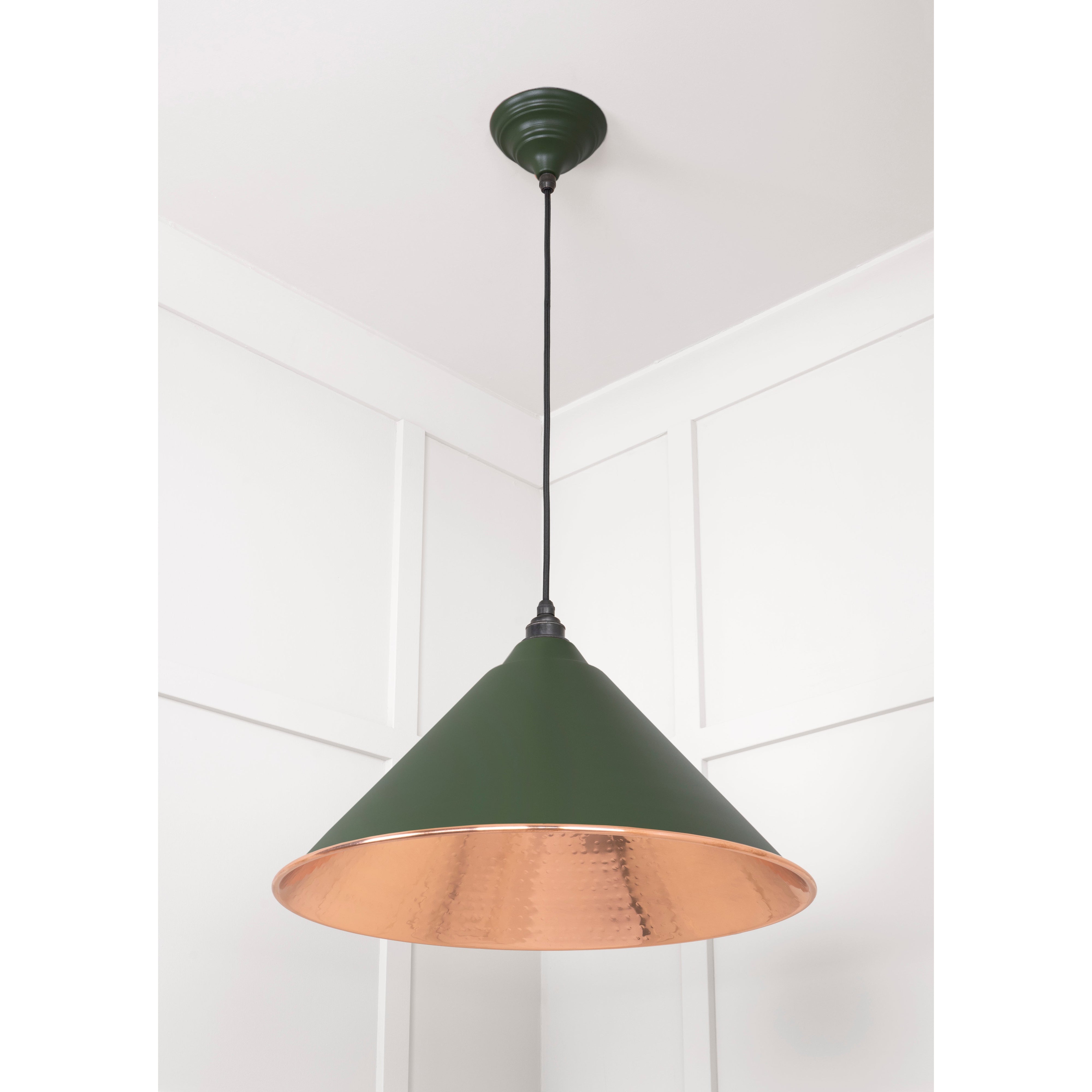 Hammered Copper Hockley Pendant in Heath | From The Anvil-Hockley-Yester Home