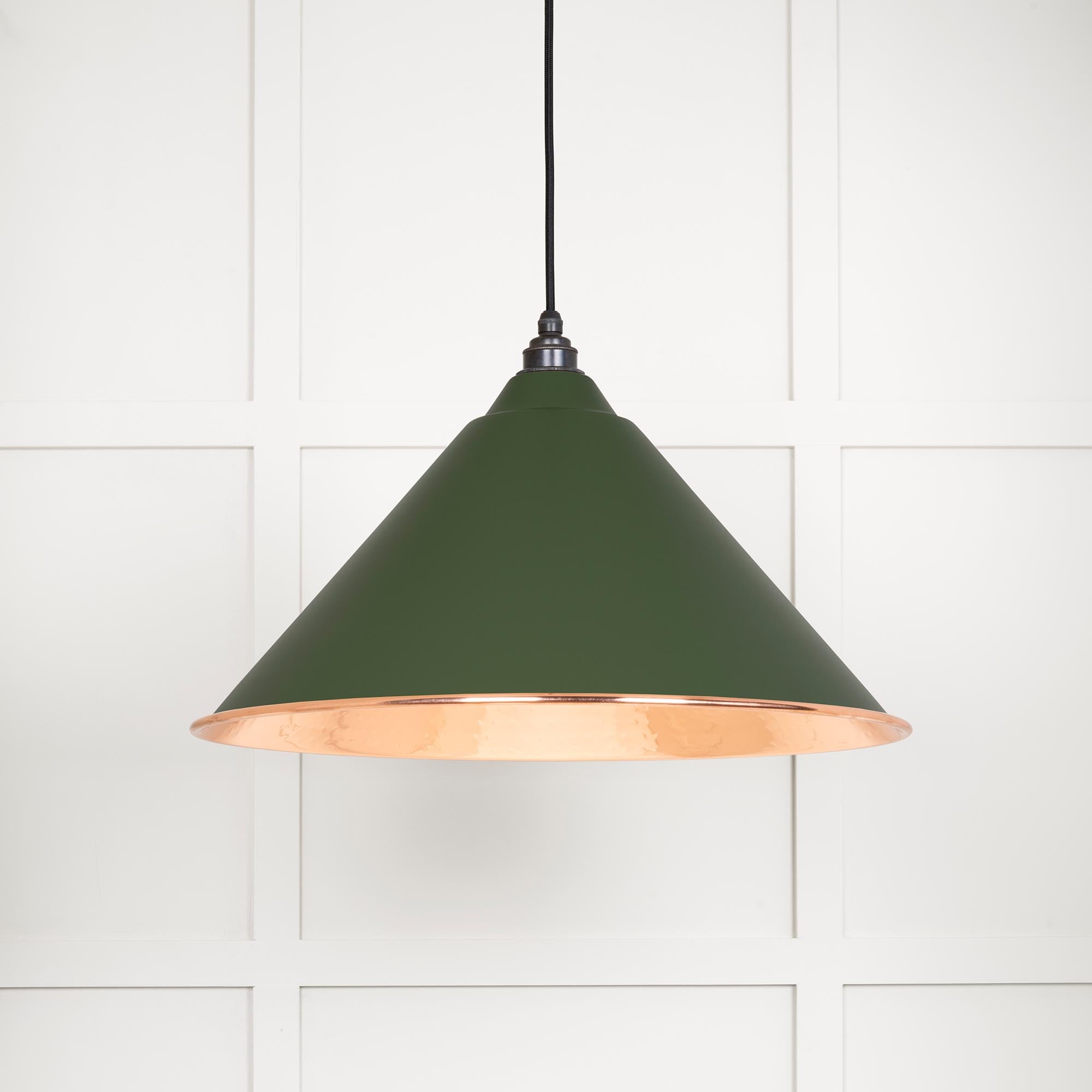 Hammered Copper Hockley Pendant in Heath | From The Anvil - Hockley - From The Anvil - Yester Home