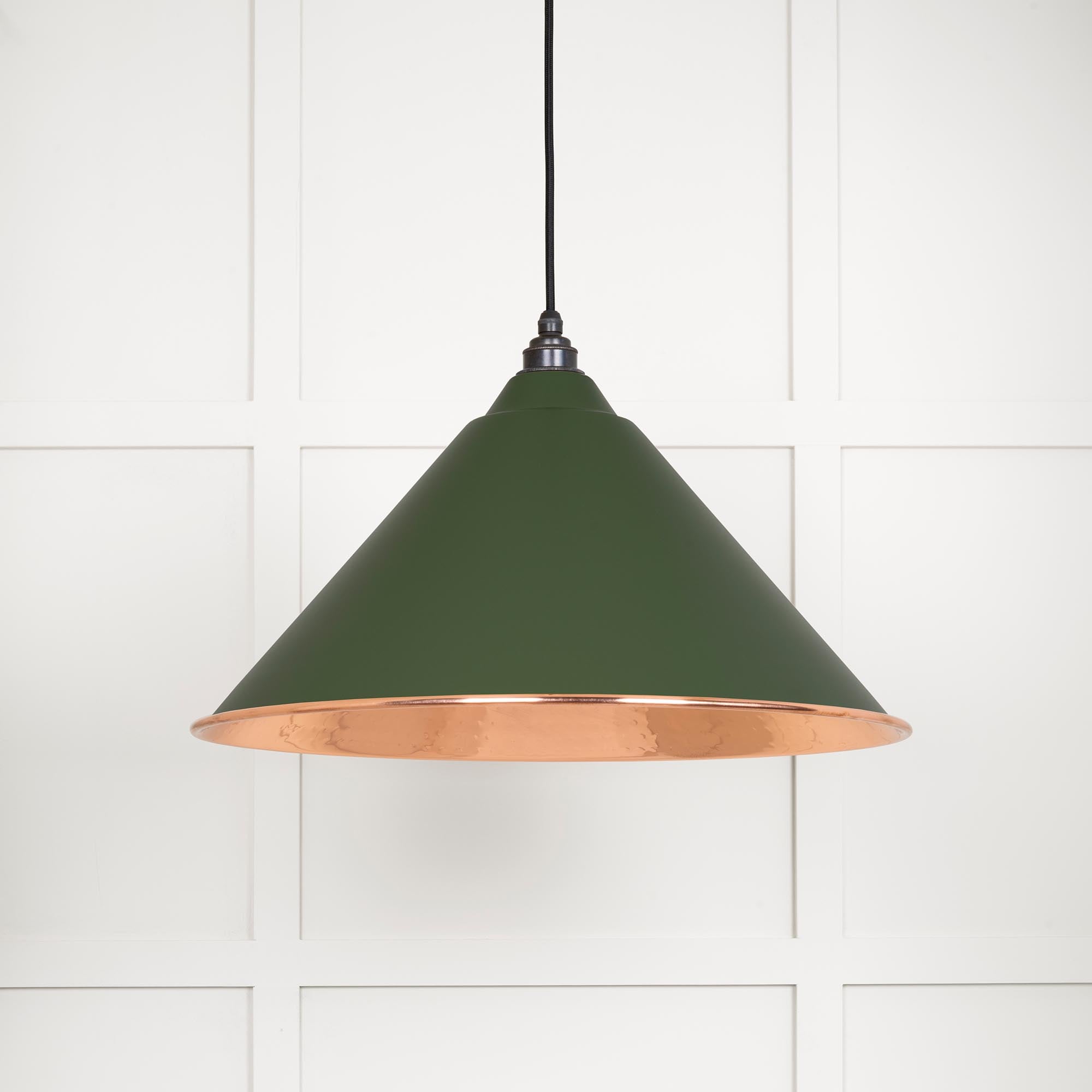 Hammered Copper Hockley Pendant in Heath | From The Anvil - Hockley - From The Anvil - Yester Home