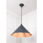 Hammered Copper Hockley Pendant in Slate | From The Anvil - Hockley - From The Anvil - Yester Home