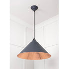 Hammered Copper Hockley Pendant in Slate | From The Anvil - Hockley - From The Anvil - Yester Home