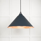 Hammered Copper Hockley Pendant in Soot | From The Anvil - Hockley - From The Anvil - Yester Home