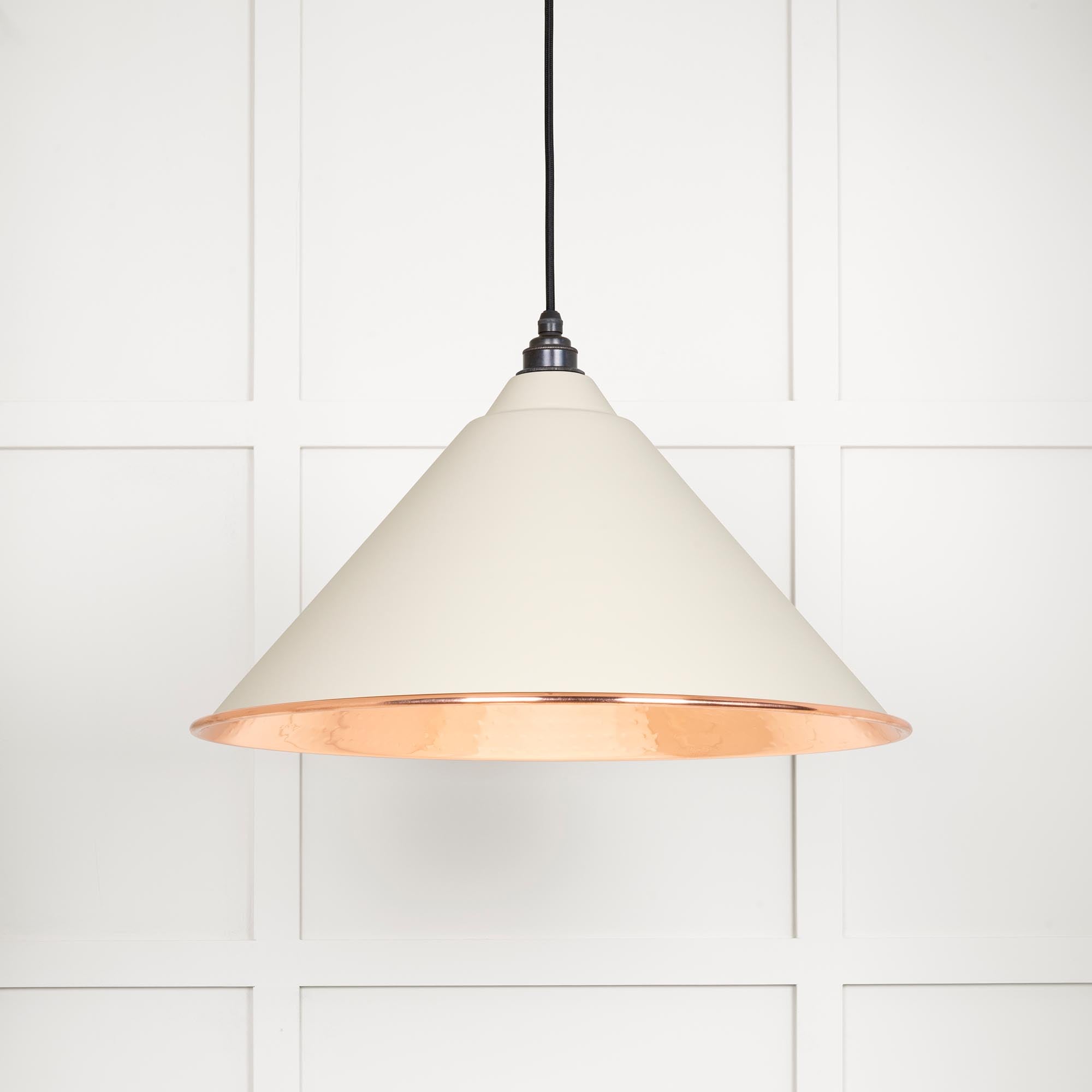Hammered Copper Hockley Pendant in Teasel | From The Anvil - Hockley - From The Anvil - Yester Home