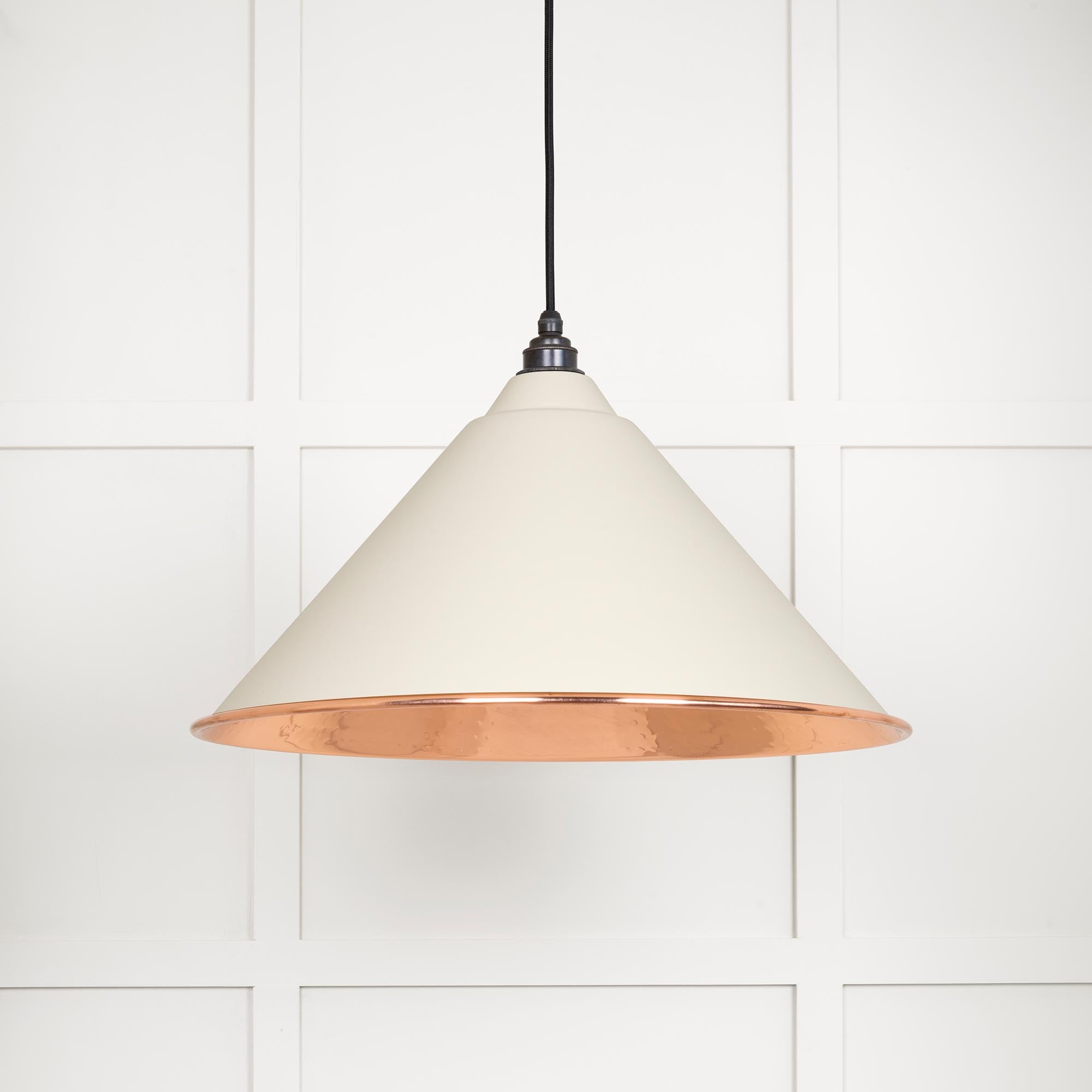Hammered Copper Hockley Pendant in Teasel | From The Anvil - Hockley - From The Anvil - Yester Home