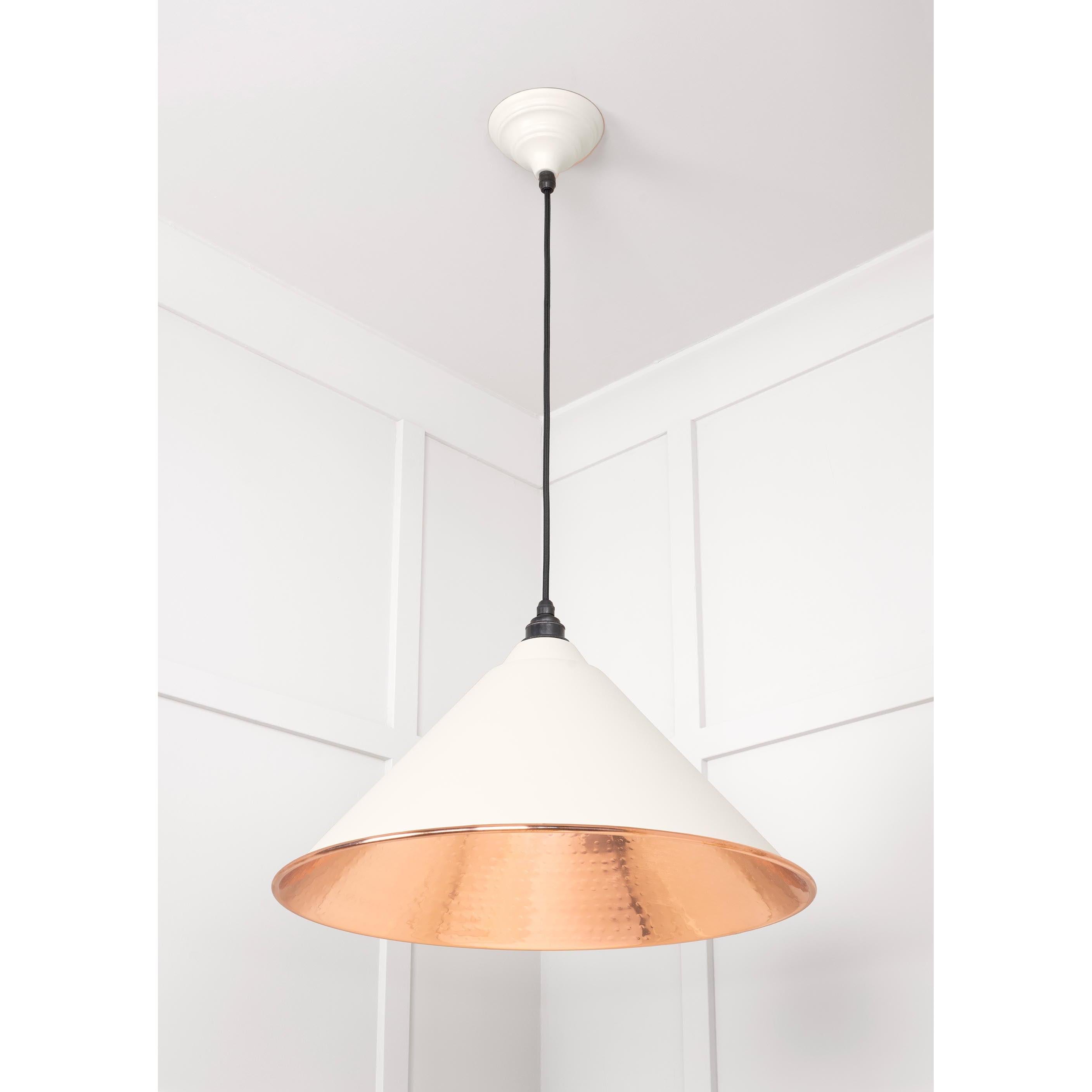 Hammered Copper Hockley Pendant in Teasel | From The Anvil - Hockley - From The Anvil - Yester Home