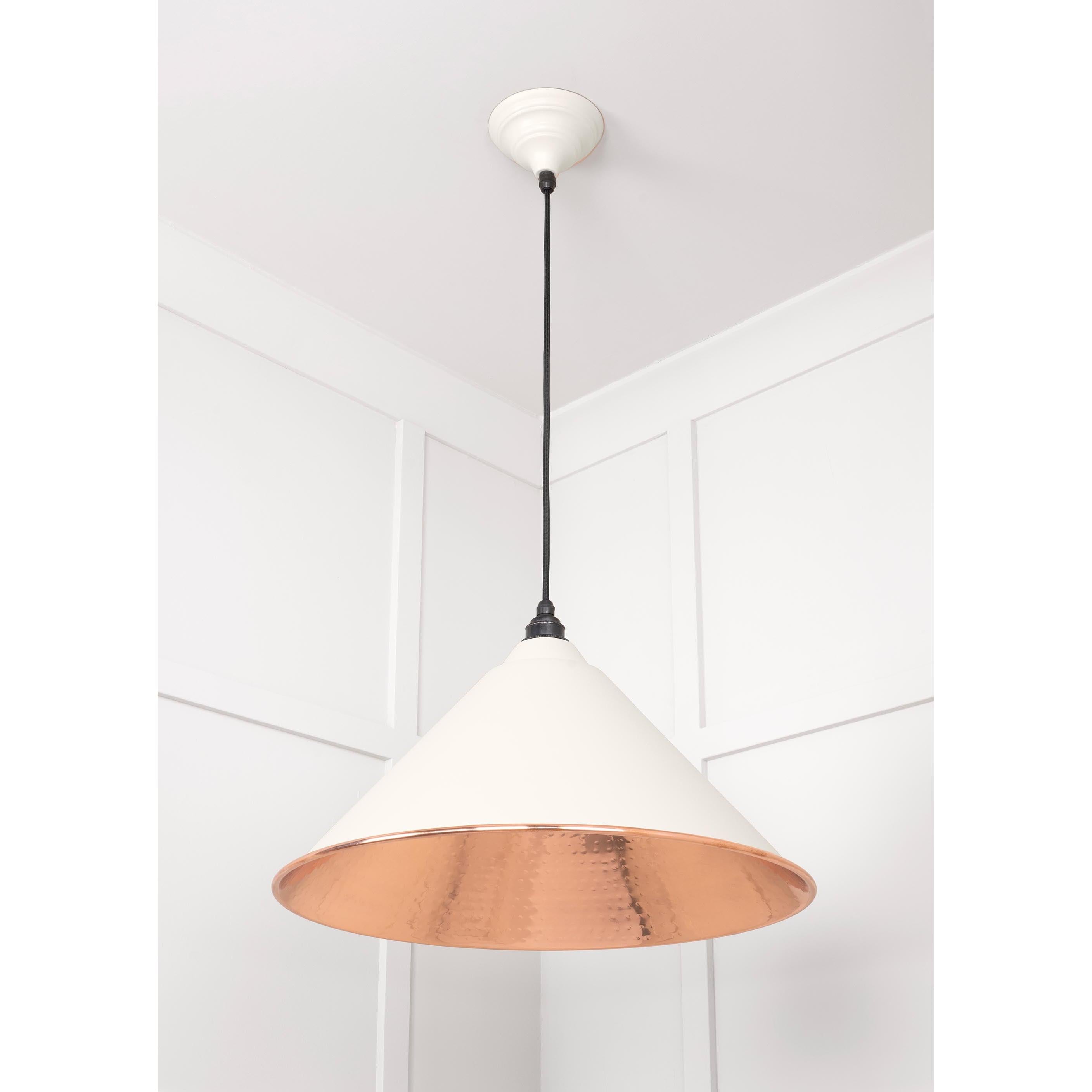Hammered Copper Hockley Pendant in Teasel | From The Anvil - Hockley - From The Anvil - Yester Home