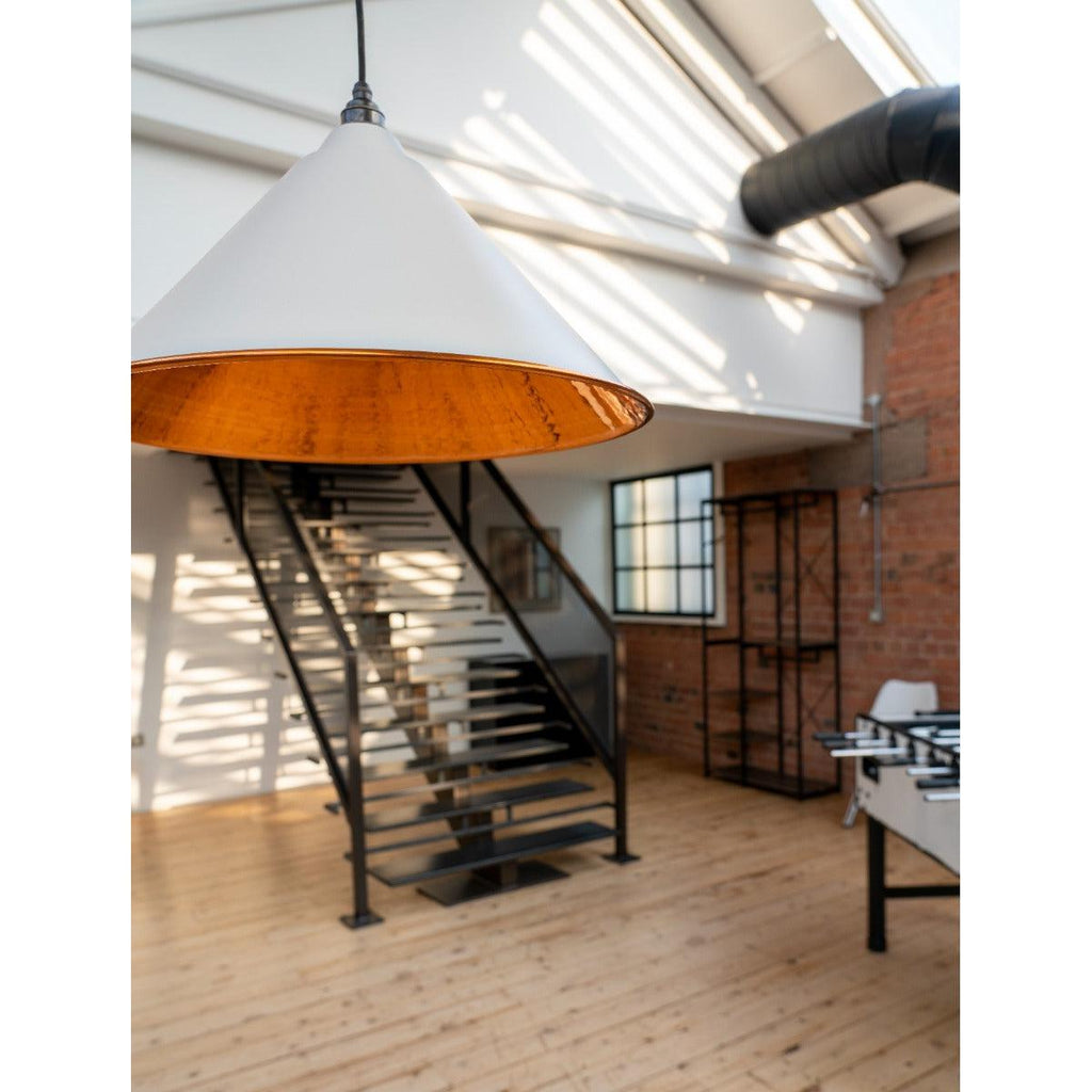 Hammered Copper Hockley Pendant in Teasel | From The Anvil-Hockley-Yester Home