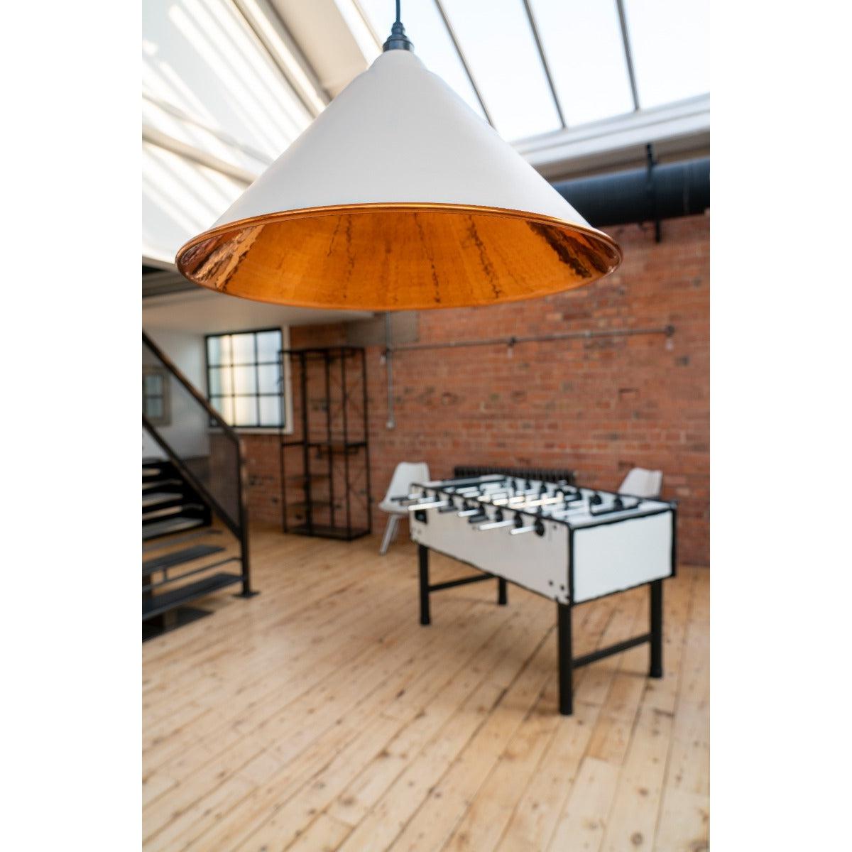 Hammered Copper Hockley Pendant in Teasel | From The Anvil-Hockley-Yester Home