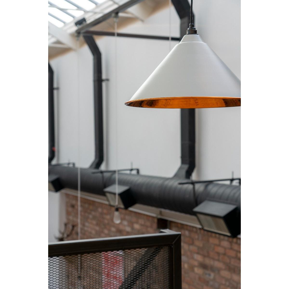 Hammered Copper Hockley Pendant in Teasel | From The Anvil-Hockley-Yester Home