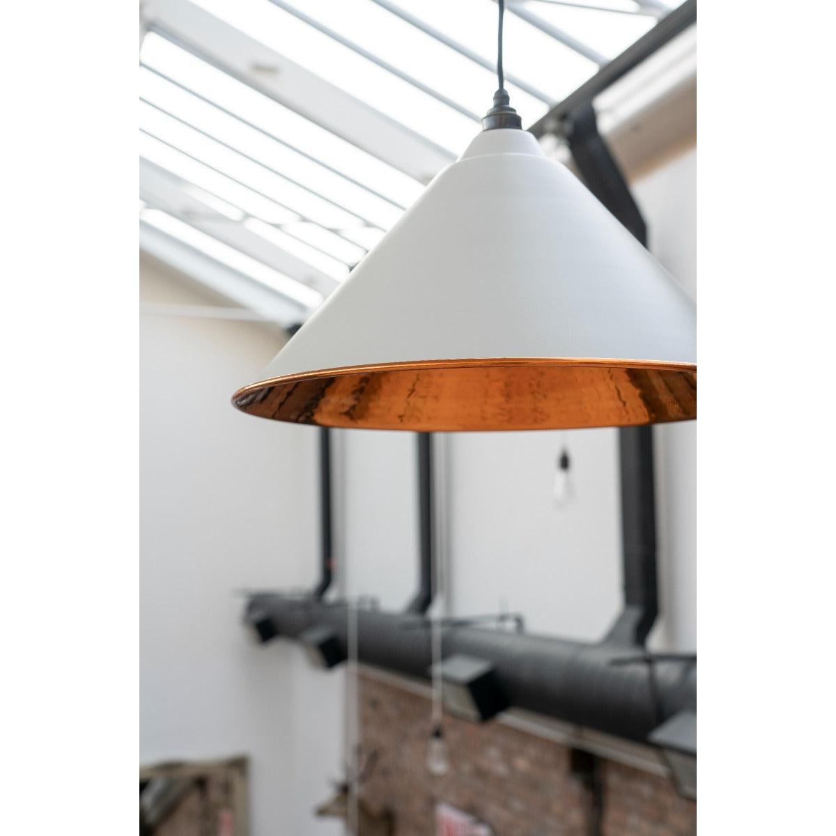 Hammered Copper Hockley Pendant in Teasel | From The Anvil-Hockley-Yester Home