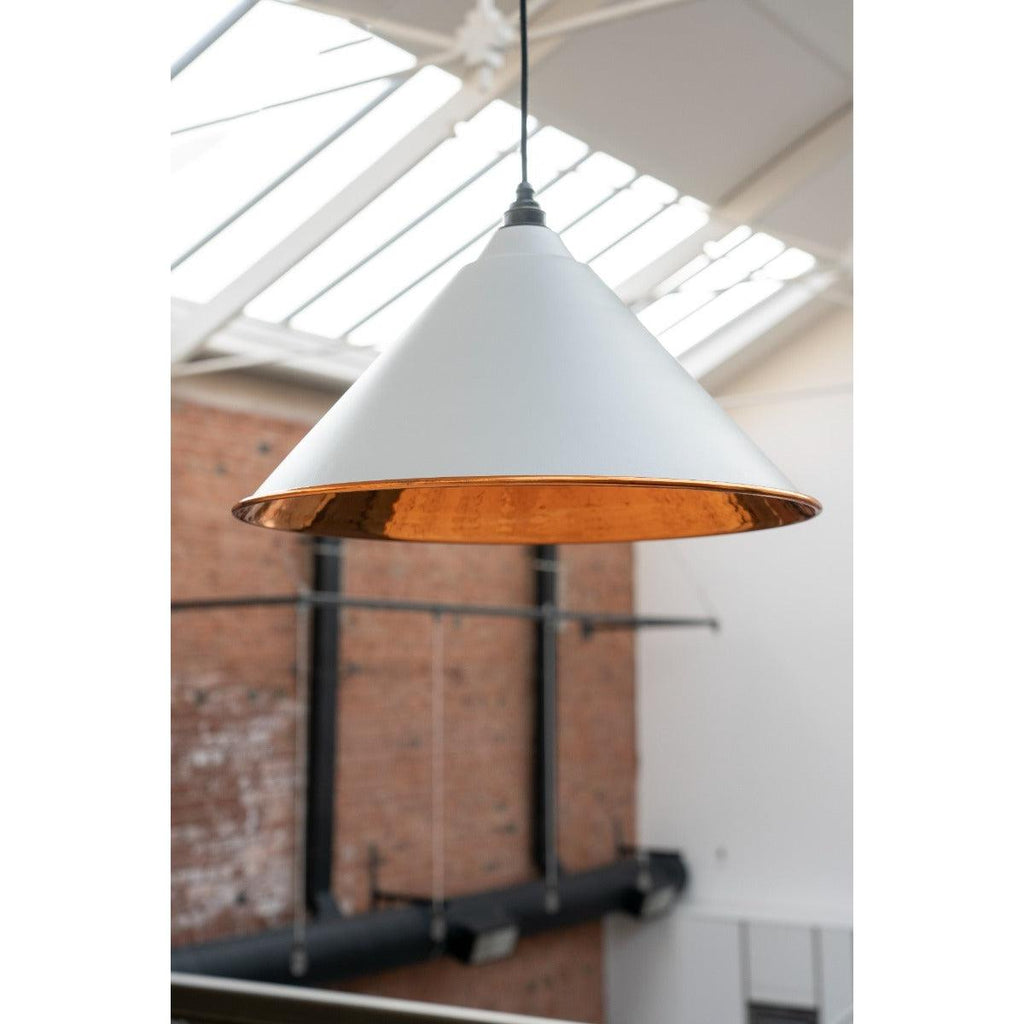 Hammered Copper Hockley Pendant in Teasel | From The Anvil-Hockley-Yester Home