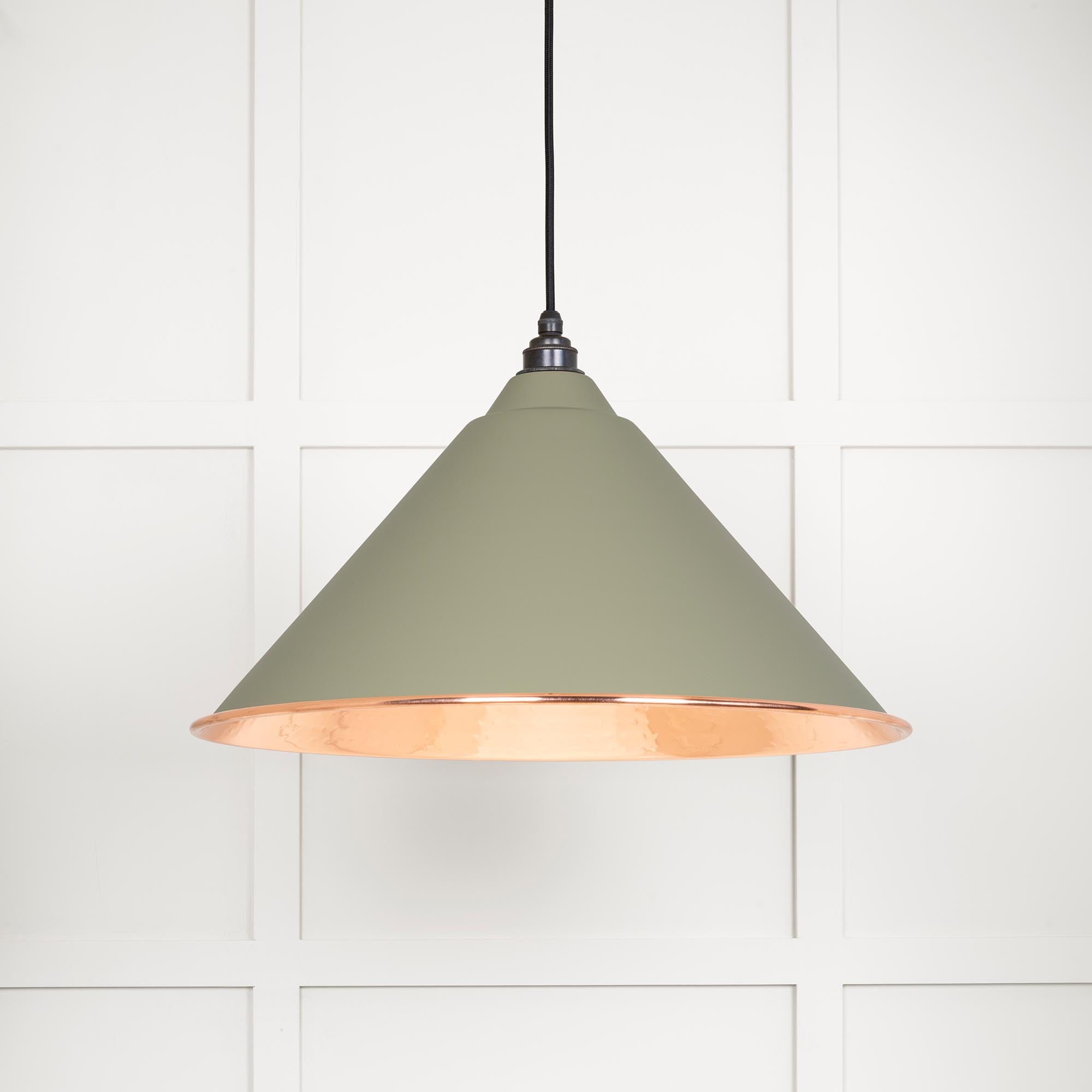 Hammered Copper Hockley Pendant in Tump | From The Anvil - Hockley - From The Anvil - Yester Home