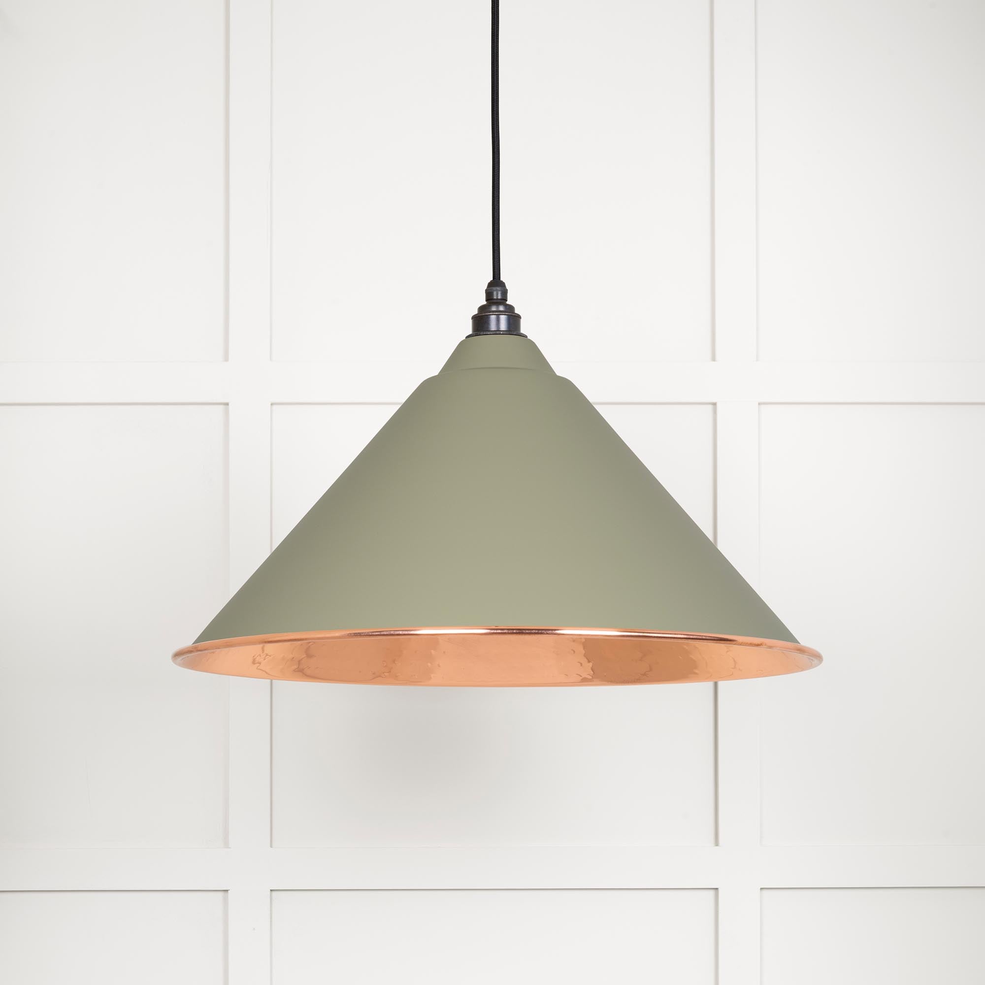 Hammered Copper Hockley Pendant in Tump | From The Anvil - Hockley - From The Anvil - Yester Home