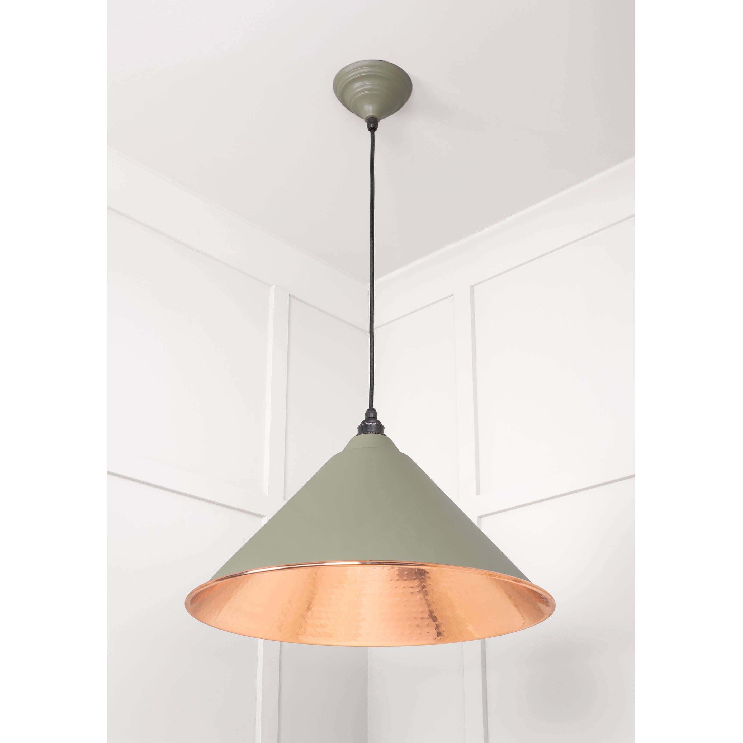 Hammered Copper Hockley Pendant in Tump | From The Anvil - Hockley - From The Anvil - Yester Home