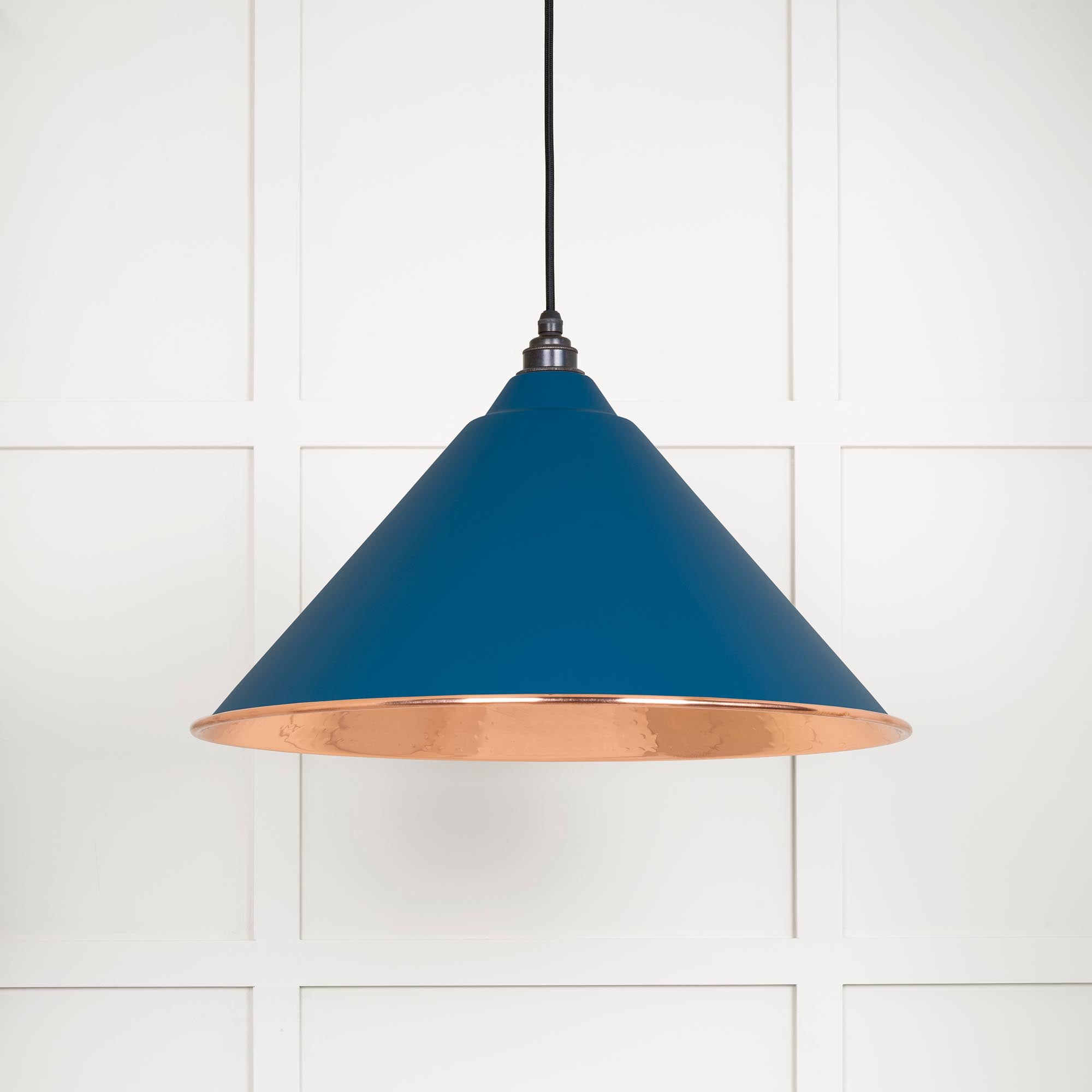 Hammered Copper Hockley Pendant in Upstream | From The Anvil - Hockley - From The Anvil - Yester Home