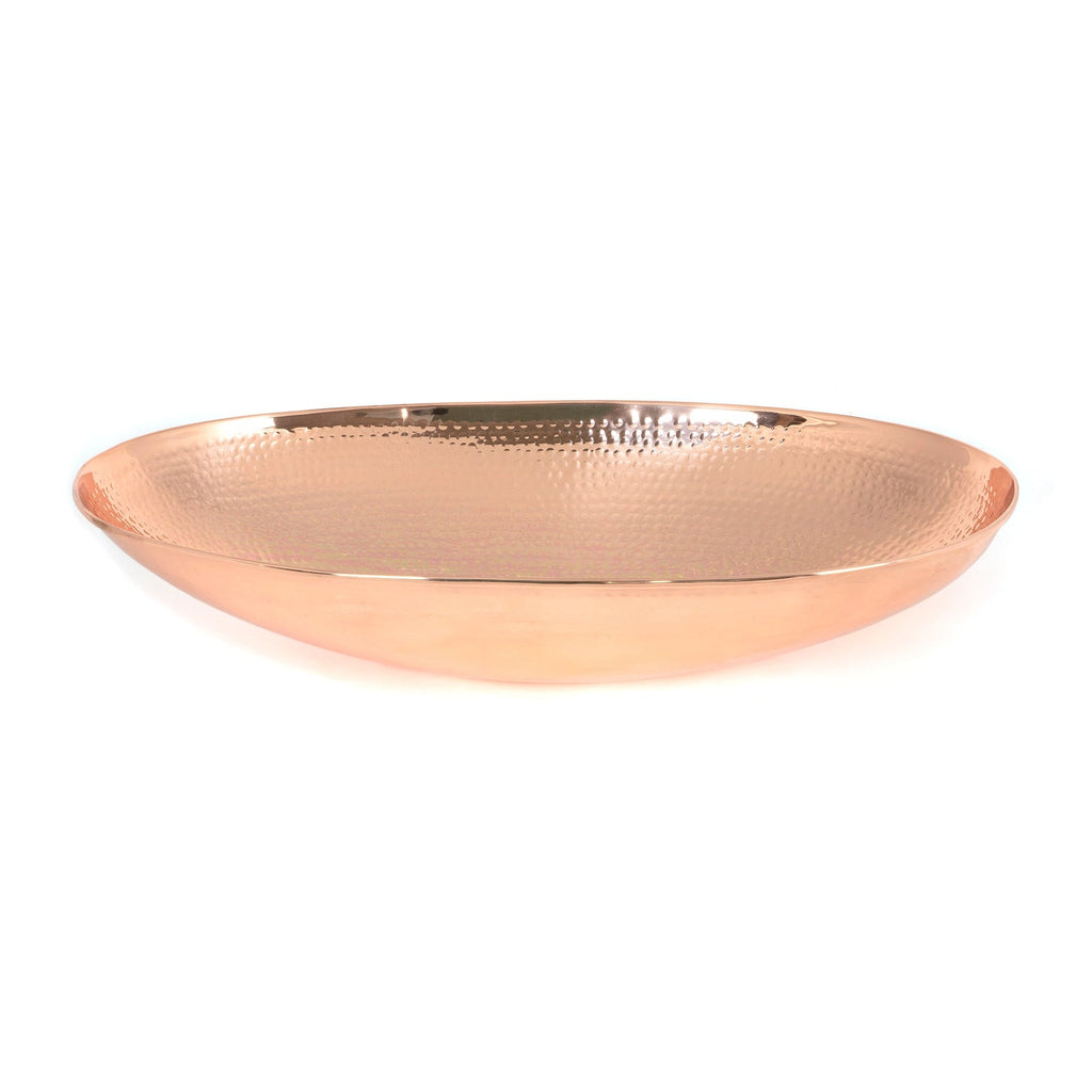 Hammered Copper Oval Sink | From The Anvil
