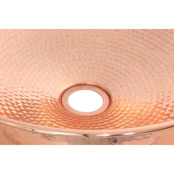 Hammered Copper Round Sink | From The Anvil-Sinks-Yester Home