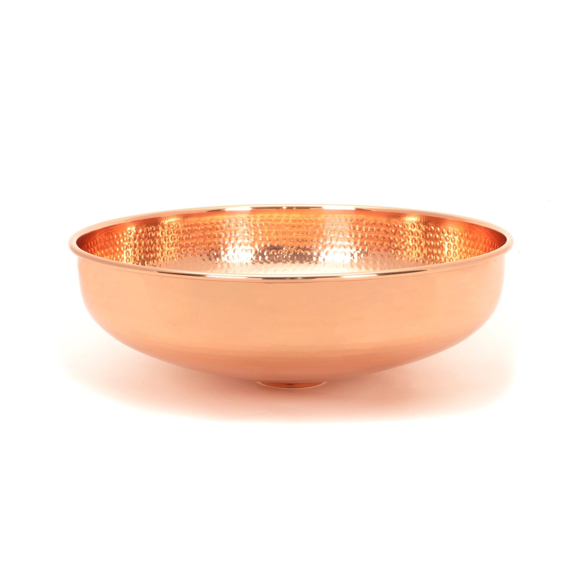 Hammered Copper Round Sink | From The Anvil - Sinks - From The Anvil - Yester Home