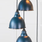 Hammered Nickel Brindley Cluster Pendant in Dusk | From The Anvil-Cluster Pendants-Yester Home